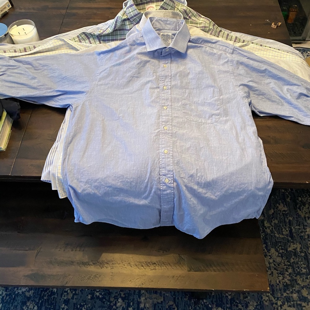 Mens Brooks Brothers Button Down 16 Cufflink shirt